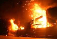 В Дзержинске устроили поджог в гаражном кооперативе