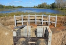 В Дзержинске завершен ремонт гидроузла на реке Вьюница