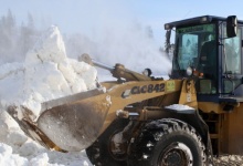 В Дзержинске за неделю вывезено более тысячи кубометров снега