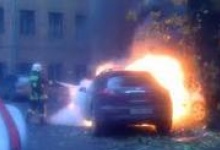 В Дзержинске неизвестные подожгли автомобиль "Инфинити"