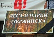 В Дзержинске провалился митинг в защиту зеленых насаждений